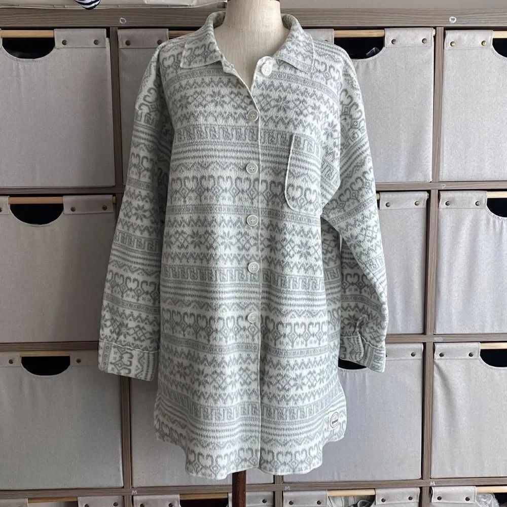 Vintage Victoria Secret country fair isle Shacket